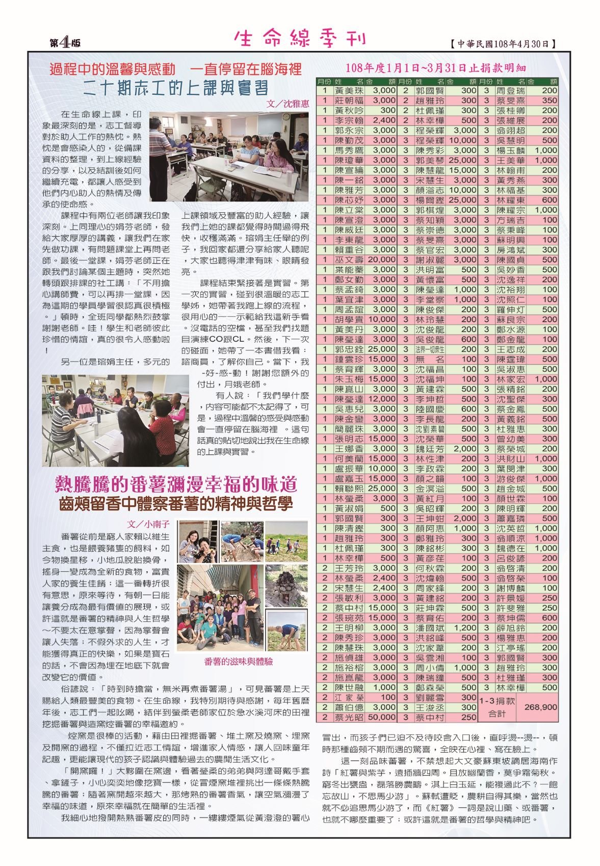 108年春季刊 第4頁